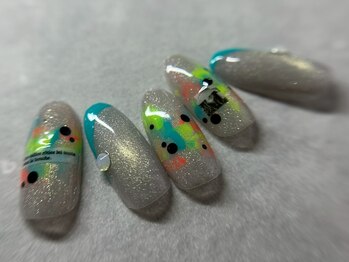 ネイルサロン マハロ(Nail salon MaHaLo)/1★4月マンスリーデザイン¥6950