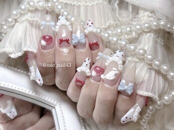 リンドネイル バイ モカ アンド ララ(Lind nail by moca and LaLa)/【mio】さくらんぼネイル