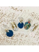 ネイルサロン クイル(QUILL)/４月ピーコック（３）