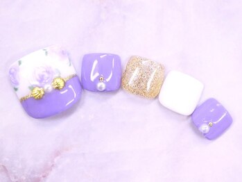 ネイルサロン ドルチェネイル 柏店(Dolce.Nail)/フットデザインコース☆足湯付き