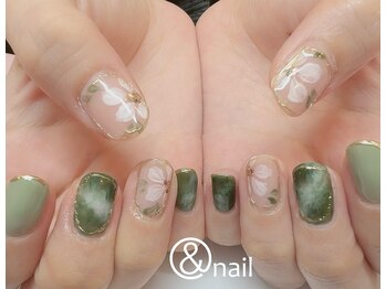 アンドネイル(& nail)/花柄