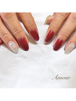 アムール(Amour)/ボルドーネイル♪