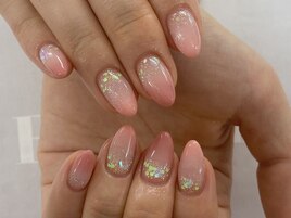 【山崎】ピンクカラーグラデ