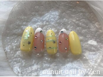 ミニュイネイルバイゼン(minuit nail by Zen)/【hand】定額デザインコース