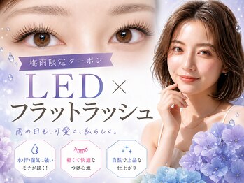 ディーエル ビューティー 町田店(DL BEAUTY)の写真/【6月限定】LEDフラットラッシュ120本 8600円→7500円！！圧倒的な持続力と美しい仕上がりのLEDエクステ