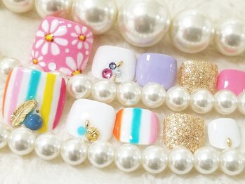 ネイルサロン アジュール(nail salon Azur)/フットデザイン上￥6500下￥7000