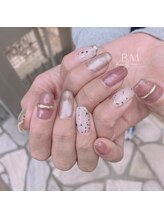 ビューティームーン(beauty moon)/ダルメシアン×リングネイル