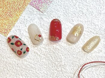 ハーフバックス 堀之内店/和ネイル