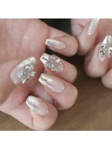 ネイル ビジュー(NAIL BIJOU)/ミラーグラデーションネイル