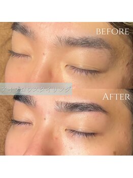 ボス ブロウ 天白店(BOSS BROW)/【メンズ眉毛】before after