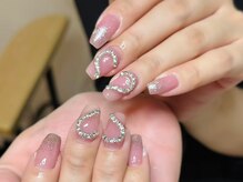 ウサギネイル 新大久保店(usagi nail)/ハートネイル