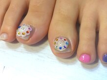 ゆびノさき/おジャ魔女フットネイル