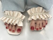 ティンク 大船店(Tink)/フットネイル　ラメワンカラー