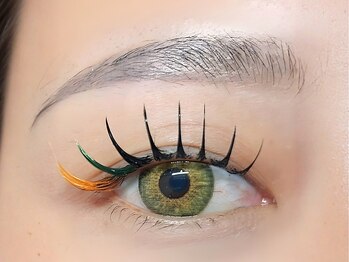 サインポスト ふじみ野店(sign post)/目尻ビビットカラーが映える！