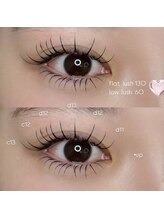 ムー(muu.)/flatlush100本　　下まつ毛60本