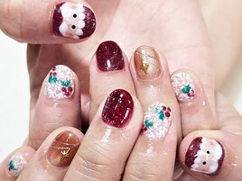 クリスマスネイル