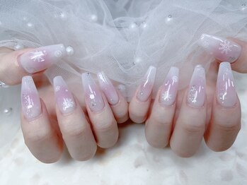 スノーネイルサロン 新宿店(Snow nail salon)/雪の結晶ネイル