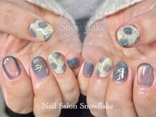 スノーフレーク(Snowflake)/1月季節定額☆椿デザイン