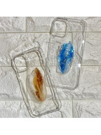 スマホケース☆ブラウン＆ブルー