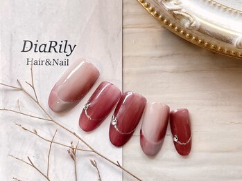 ディアリリー(Dia Rily)/オンブレフレンチネイル