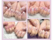 マリノ ネイルサロン 京橋店(Malino)の雰囲気（サンプルも充実♪#フラワーネイル#お花ネイル#ピンクネイル）