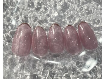 ミュウネイル(miu_nail)/シルキーマグネット×ラメライン