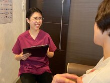 かがやき骨盤整体院 西中島南方/個室でカウンセリング