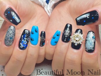ビューティフルムーン ネイル 本厚木(Beautiful Moon Nail)の写真/【本厚木駅徒歩5分◎】駅近好立地!当日予約OK!お手頃価格で通いやすさ抜群★当店で指先を可愛くしませんか?