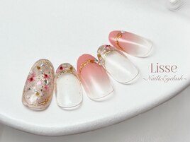 押し花×フレンチ◇トレンド