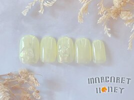 ぷっくりフラワーネイル