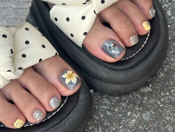 ネイルズカフェアン 姫路駅前店(nails cafe an)/foot Flower