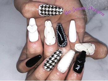 アン ジョーヌドラゴ/【ロングネイル】千鳥ネイル