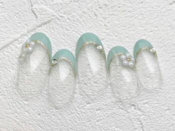 リーチェ ビューティアンドネイルサロン 大名店(Beauty&Nail Salon)/春フレンチネイル♪