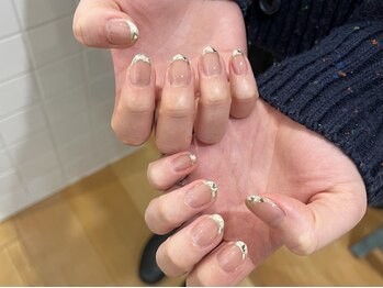 コダサンマルハチ(koda 308)/ガラスフレンチネイル