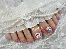 ネイルアンドまつげエクステ リッチエイト 原宿店(Rich8)/ヨッシースタンプ★フットネイル