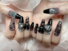 ベリッシモォセンスアーレ/クリアブラックネイル