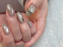 ヴィヴィアン ネイル(Vivian nail)/マグネット　ゴールド