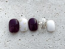 チャミュエル/三輪施術シンプルアート4580円