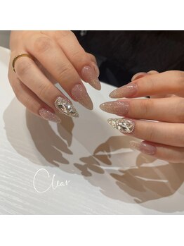 クリア なんば店(Clear)/フラッシュ×埋め尽くしネイル