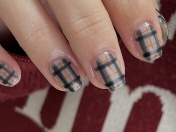 チェックネイル