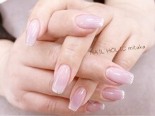 ネイルホリック/水光マグネット×指先ラメ