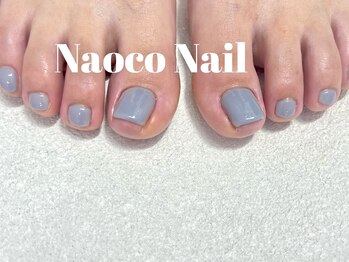 くすみブルー＊フットワンカラー