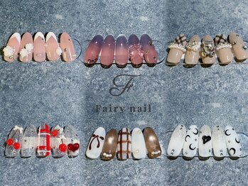 Fairy nail【4/9 NEW OPEN（予定）】の写真/【ワンホンも再現性抜群の大人気コース★】最旬トレンドに合わせた定額コースを3種類ご用意◎