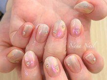 ナナネイル(Nana.Nail)/幻想的な輝きオーロラデザイン