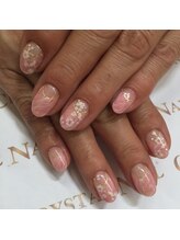 クリスタルネイル ボンベルタ橘店(CRYSTAL NAIL)/フラワーネイル