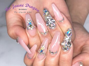 アン ジョーヌドラゴ/【ロングネイル】大人キラキラ