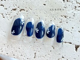 ニュアンスネイル　お花