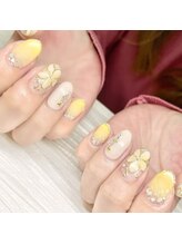 サロンドハロ(salon de Halo)/花ネイル