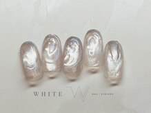 ホワイト(WHITE)/5月6月シンプルデザインコース