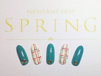 スプリング アイラッシュアンドネイル(SPRING eyelash&nail)/カジュアルチェック♪
